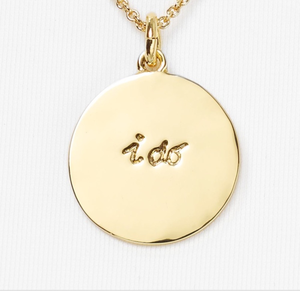 Kate Spade “I do” Pendant Necklace